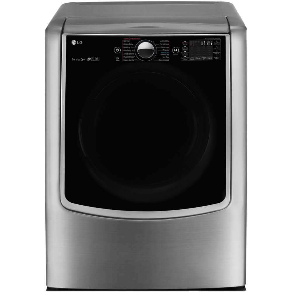 LG 29 Inch Ultra Large Capacity Electric Dryer in Graphite Steel 9 cu. ft. (DLEX9000V)