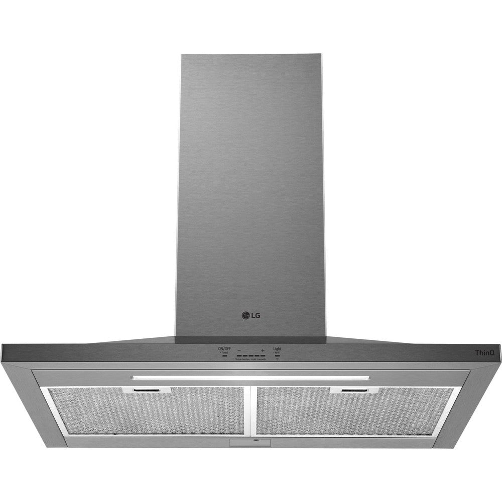 LG 30-In. Wall Mount Chimney Hood in Stainless Steel (HCED3015S)