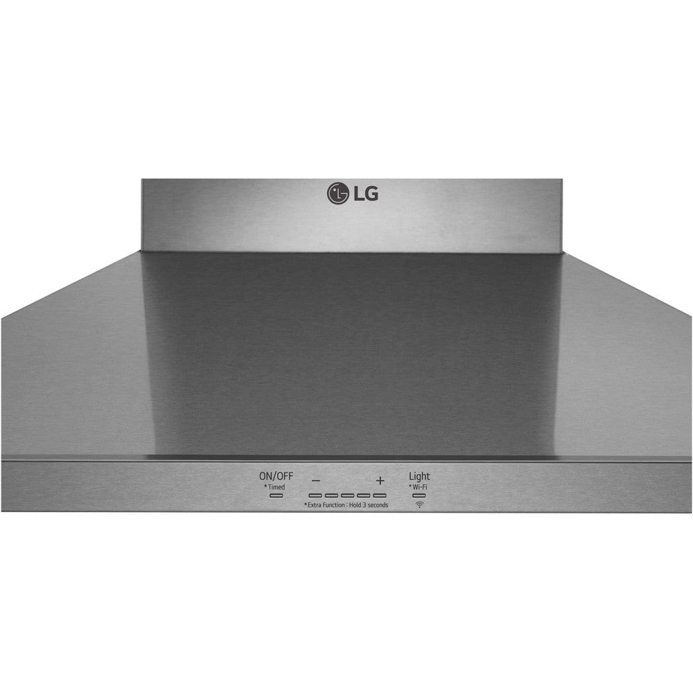 LG 30-In. Wall Mount Chimney Hood in Stainless Steel (HCED3015S)