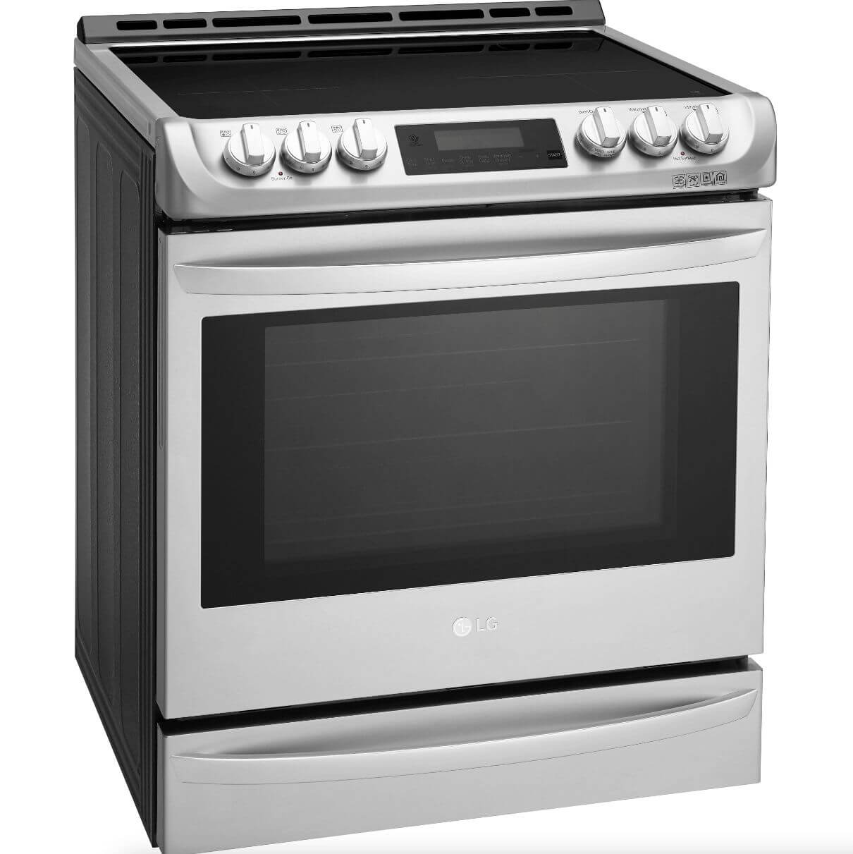 LG 30 Inch Electric Smart Induction Slide-In Range in Stainless Steel 6.3 Cu.Ft. (LSE4617ST)