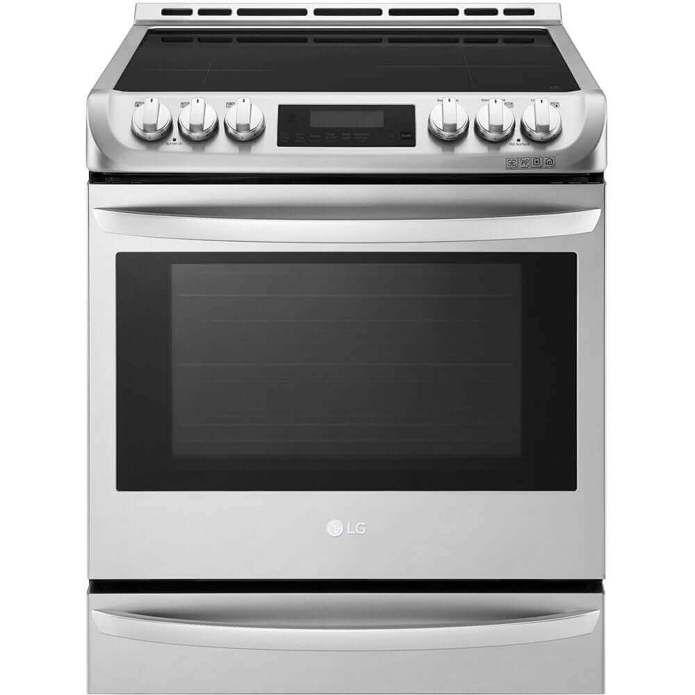 LG 30 Inch Electric Smart Induction Slide-In Range in Stainless Steel 6.3 Cu.Ft. (LSE4617ST)