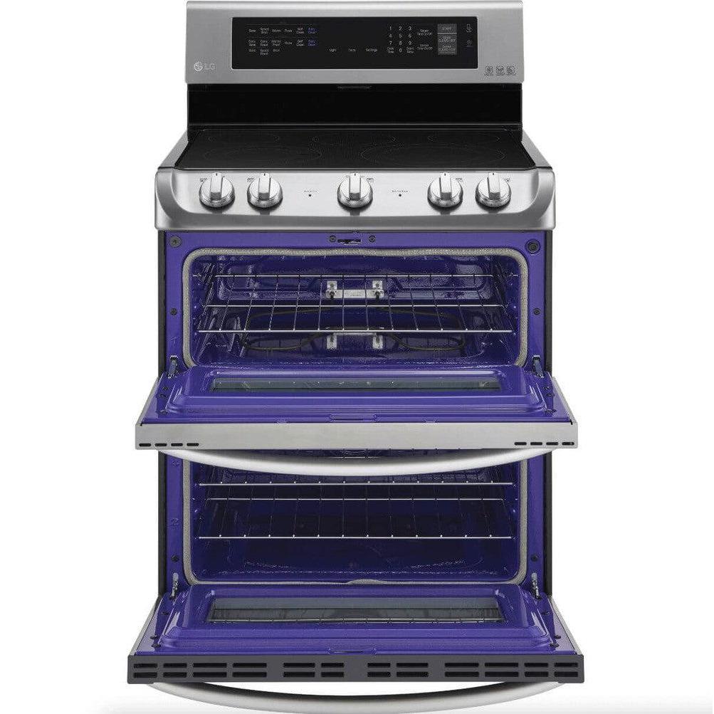 LG 30 Inch Freestanding Electric Range with Double Oven in Stainless Steel 7.3 Cu.Ft. (LDE4413ST)