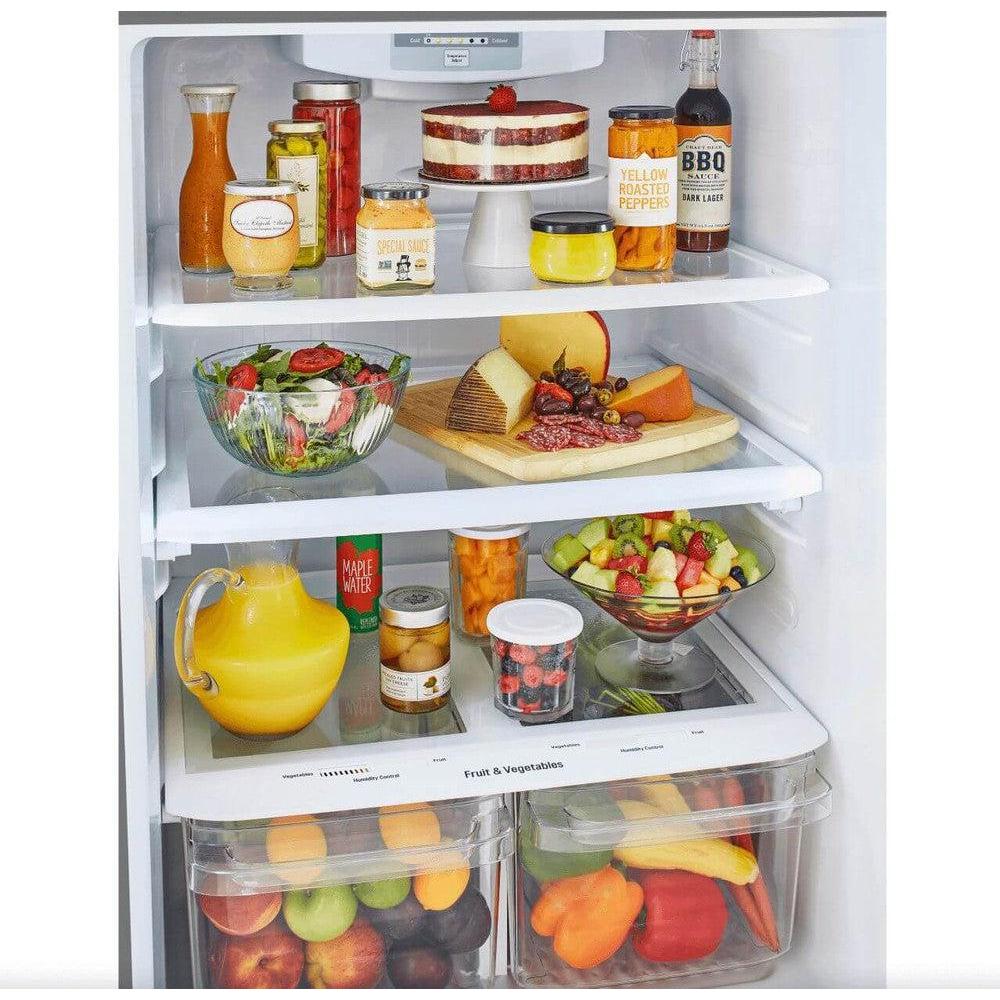 LG 30 Inch Refrigerator with Top-Mount Freezer in Stainless Steel 20 Cu. Ft. (LTCS20030S)