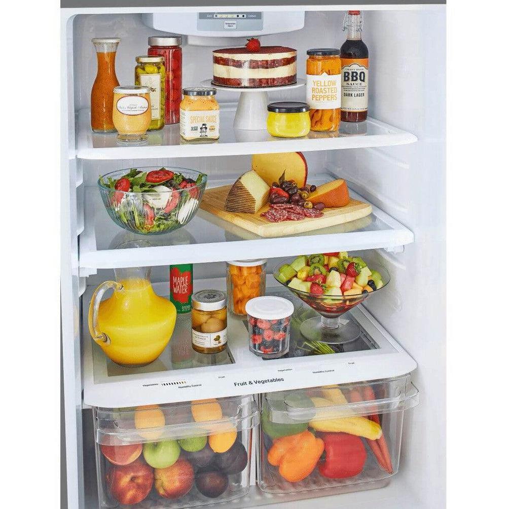 LG 30 Inch Top Mount Refrigerator in Stainless Steel 20 Cu. Ft. (LTCS20020S)