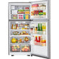 LG 30 Inch Top Mount Refrigerator in Stainless Steel 20 Cu. Ft. (LTCS20020S)
