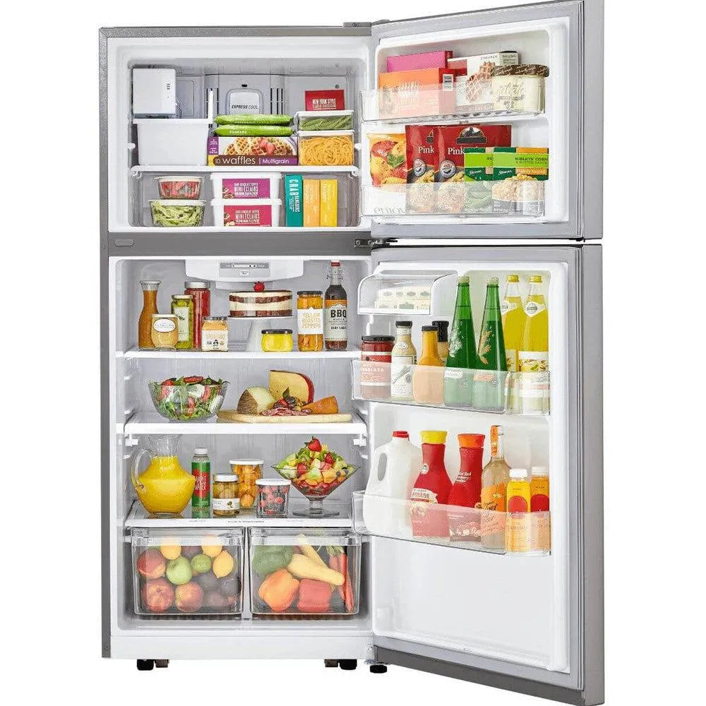 LG 30 Inch Top Mount Refrigerator in Stainless Steel 20 Cu. Ft. (LTCS20020S)