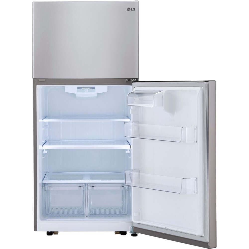 LG 30 Inch Top Mount Refrigerator in Stainless Steel 20 Cu. Ft. (LTCS20020S)