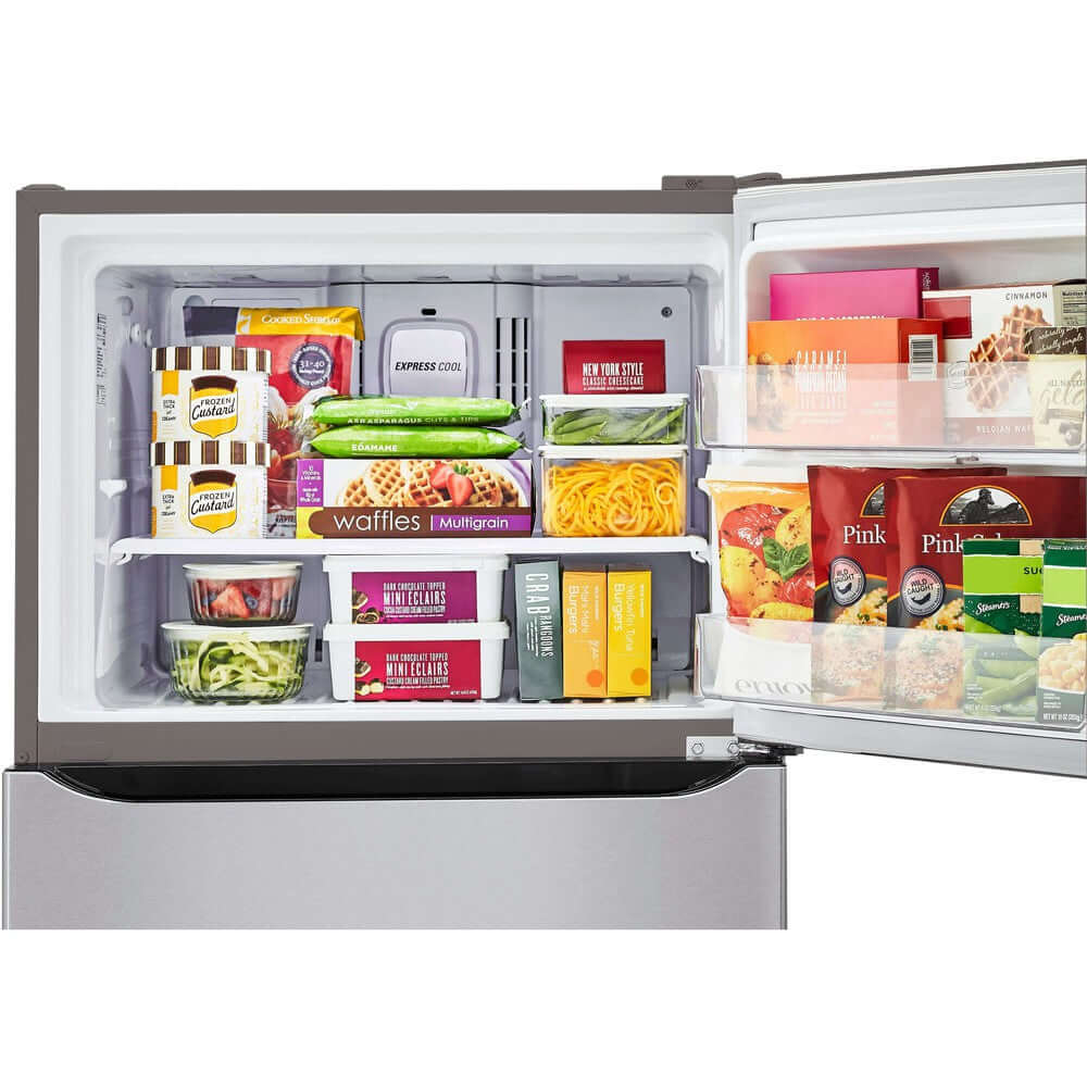 LG 30 Inch Top Mount Refrigerator in Stainless Steel 20 Cu. Ft. (LTCS20020S)