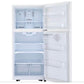 LG 30 Inch Top Mount Refrigerator in White 20 Cu. Ft. (LTCS20020W)