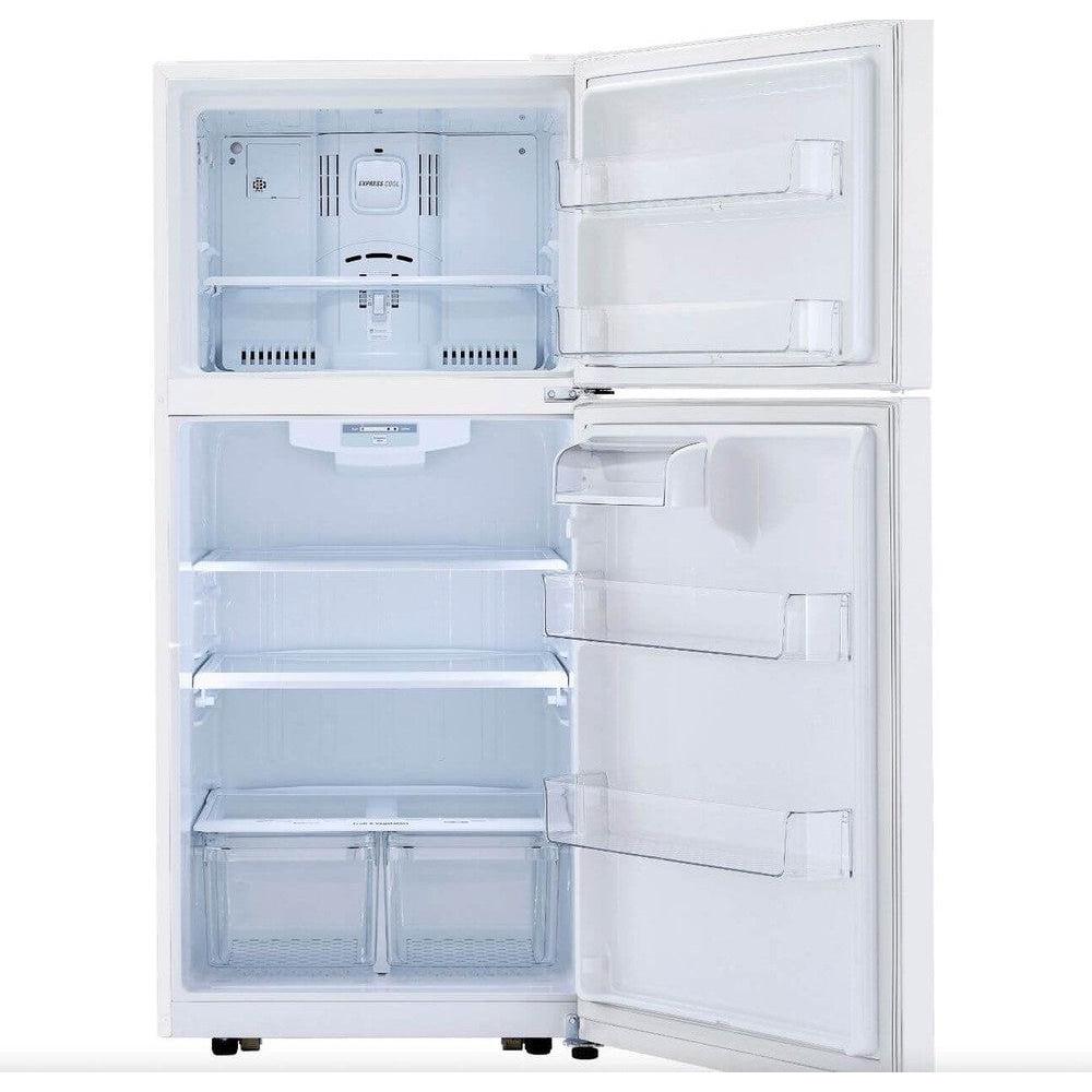 LG 30 Inch Top Mount Refrigerator in White 20 Cu. Ft. (LTCS20020W)