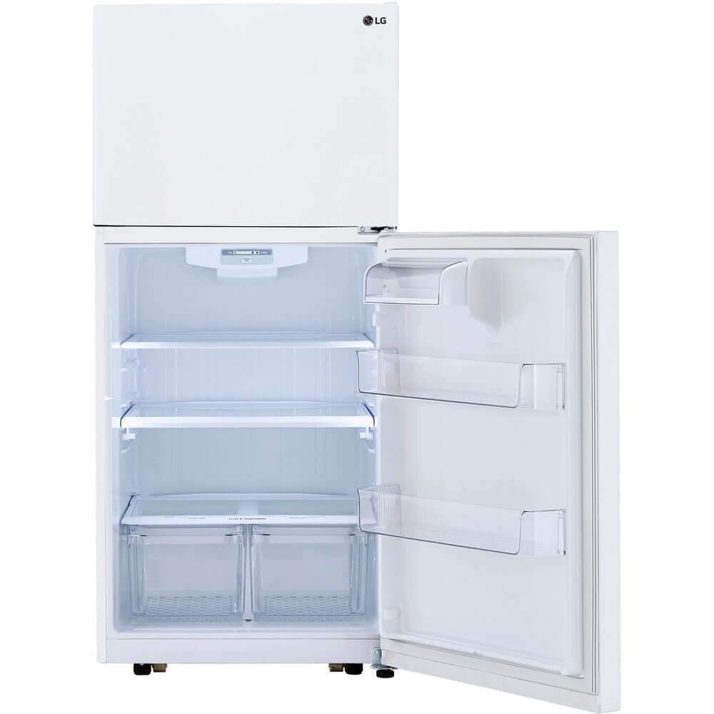 LG 30 Inch Top Mount Refrigerator in White 20 Cu. Ft. (LTCS20020W)