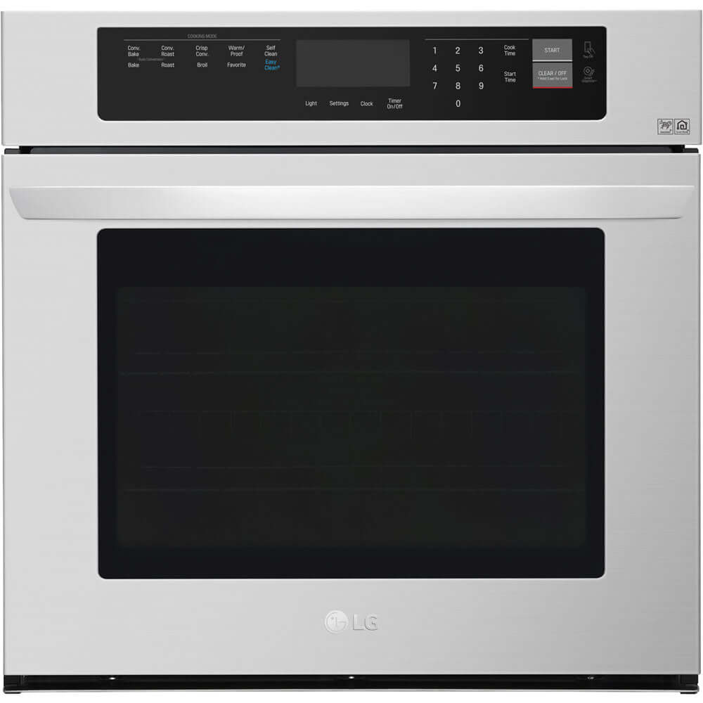 LG 30 in. Electric Single Wall Oven with True Convection in Stainless Steel (LWS3063ST)