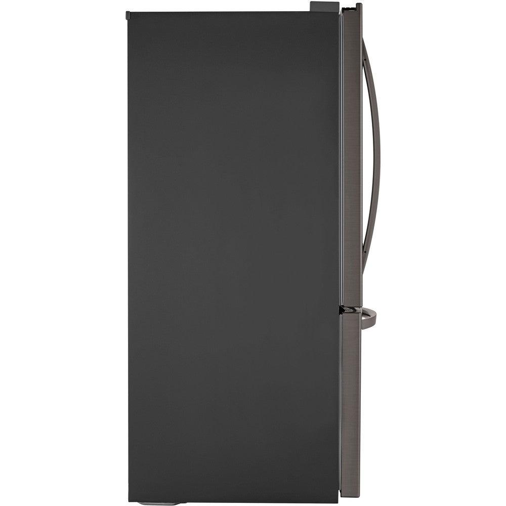 LG 33 Inch Bottom Freezer Refrigerator in Black Stainless Steel 26 Cu. Ft. (LRDCS2603D)