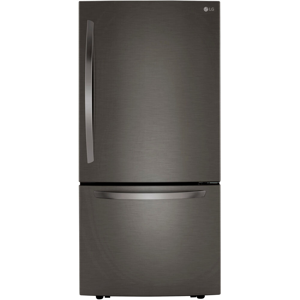 LG 33 Inch Bottom Freezer Refrigerator in Black Stainless Steel 26 Cu. Ft. (LRDCS2603D)