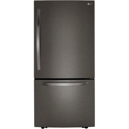 LG 33 Inch Bottom Freezer Refrigerator in Black Stainless Steel 26 Cu. Ft. (LRDCS2603D)