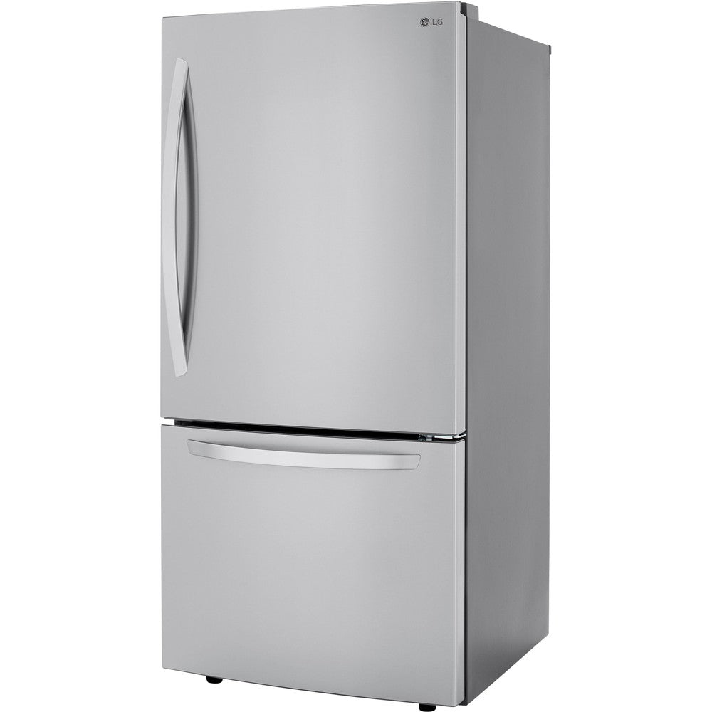 LG 33 Inch Bottom Freezer Refrigerator in Stainless Steel 26 Cu. Ft. (LRDCS2603S)