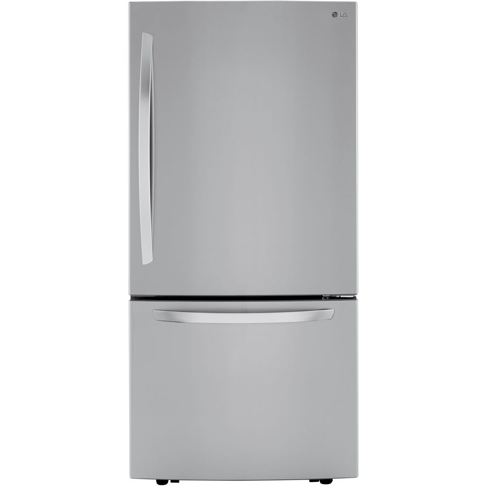 LG 33 Inch Bottom Freezer Refrigerator in Stainless Steel 26 Cu. Ft. (LRDCS2603S)