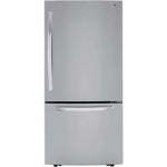 LG 33 Inch Bottom Freezer Refrigerator in Stainless Steel 26 Cu. Ft. (LRDCS2603S)