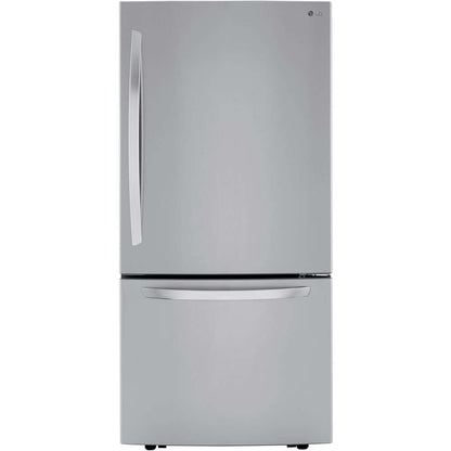 LG 33 Inch Bottom Freezer Refrigerator in Stainless Steel 26 Cu. Ft. (LRDCS2603S)
