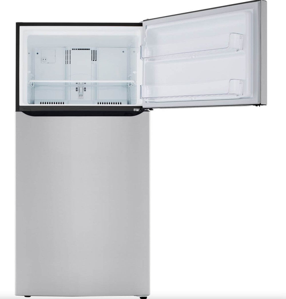 LG 33 Inch Top Freezer Refrigerator in Stainless Steel 24 Cu. Ft. (LRTLS2403S)