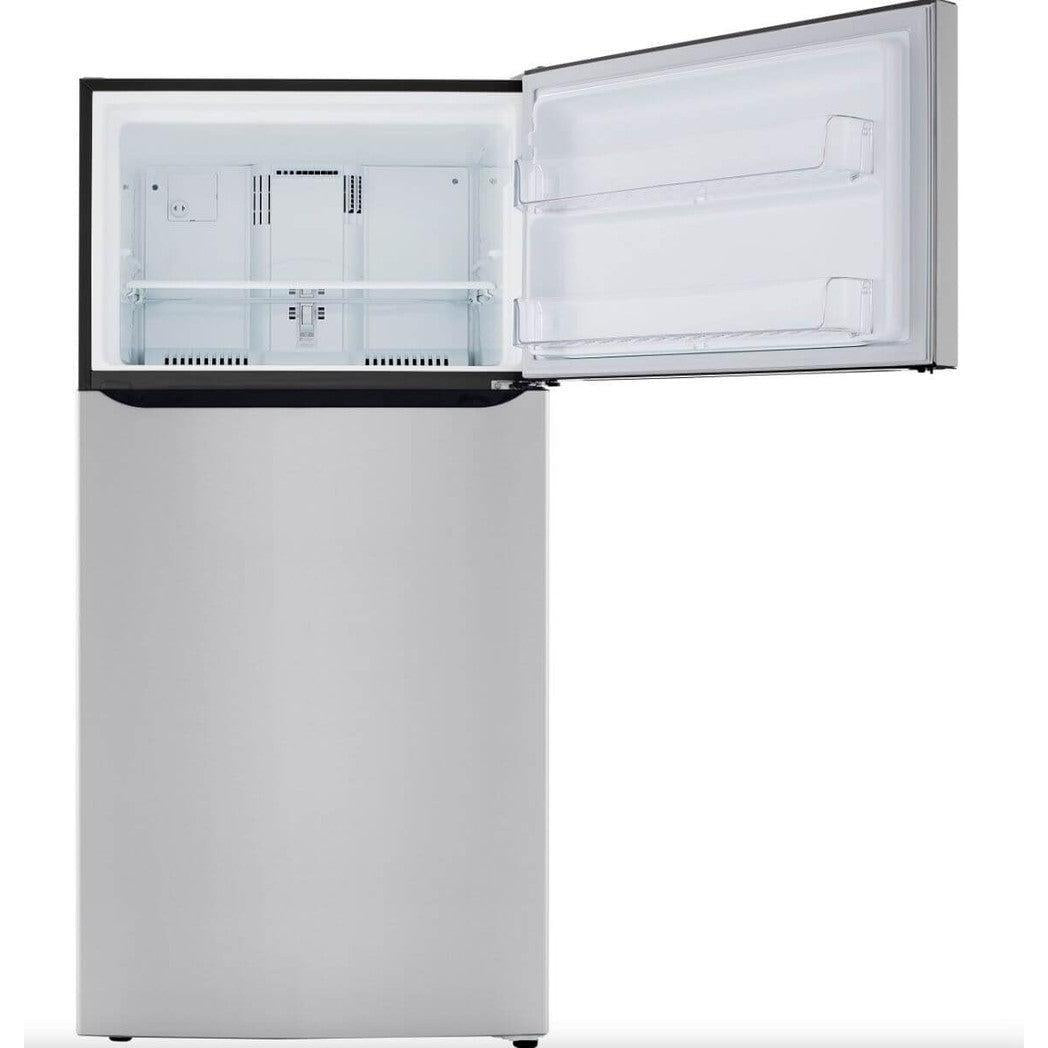 LG 33 Inch Top Freezer Refrigerator in Stainless Steel 24 Cu. Ft. (LRTLS2403S)