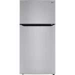 LG 33 Inch Top Freezer Refrigerator in Stainless Steel 24 Cu. Ft. (LRTLS2403S)