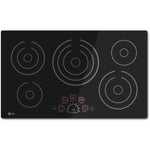 LG 36-In. Electric Radiant Cooktop with SmoothTouch Controls (LCE3610SB)