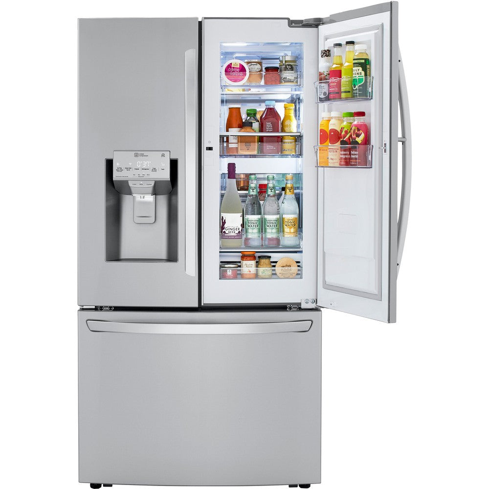 LG 36 Inch 3-Door French Door Refrigerator in Stainless Steel 30 Cu. Ft. (LRFDS3016S)