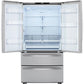 LG 36 Inch 4-Door French Door Refrigerator 27 Cu. Ft. (LMWS27626S)