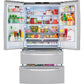 LG 36 Inch 4-Door French Door Refrigerator 27 Cu. Ft. (LMWS27626S)