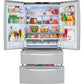 LG 36 Inch 4-Door French Door Refrigerator 27 Cu. Ft. (LMWS27626S)