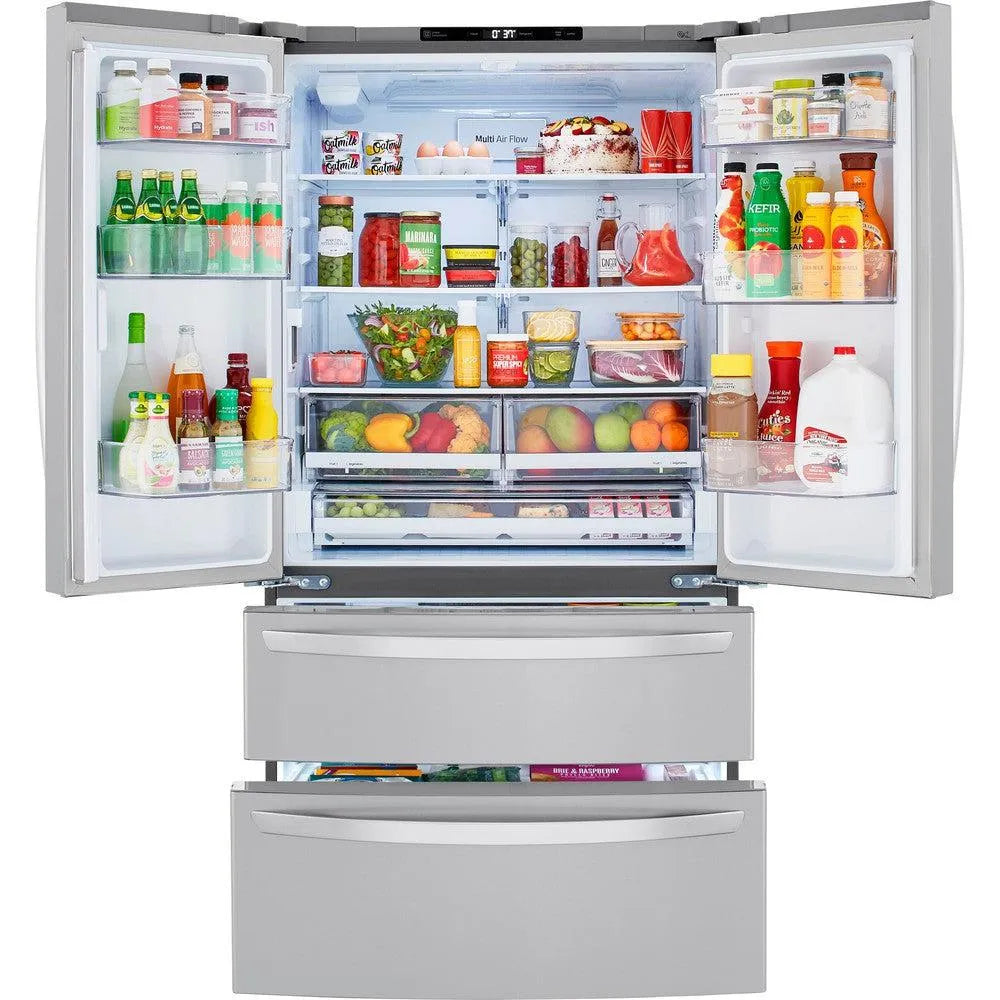 LG 36 Inch 4-Door French Door Refrigerator 27 Cu. Ft. (LMWS27626S)