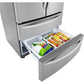 LG 36 Inch 4-Door French Door Refrigerator 27 Cu. Ft. (LMWS27626S)