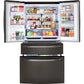LG 36 Inch 4-Door French Door Refrigerator in Black Stainless Steel 30 Cu. Ft. (LRMDS3006D)