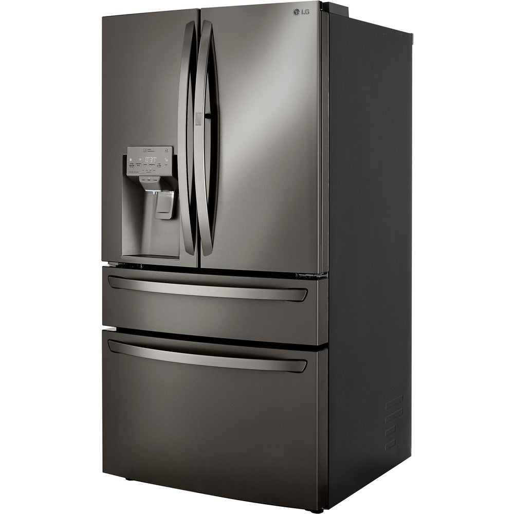 LG 36 Inch 4-Door French Door Refrigerator in Black Stainless Steel 30 Cu. Ft. (LRMDS3006D)