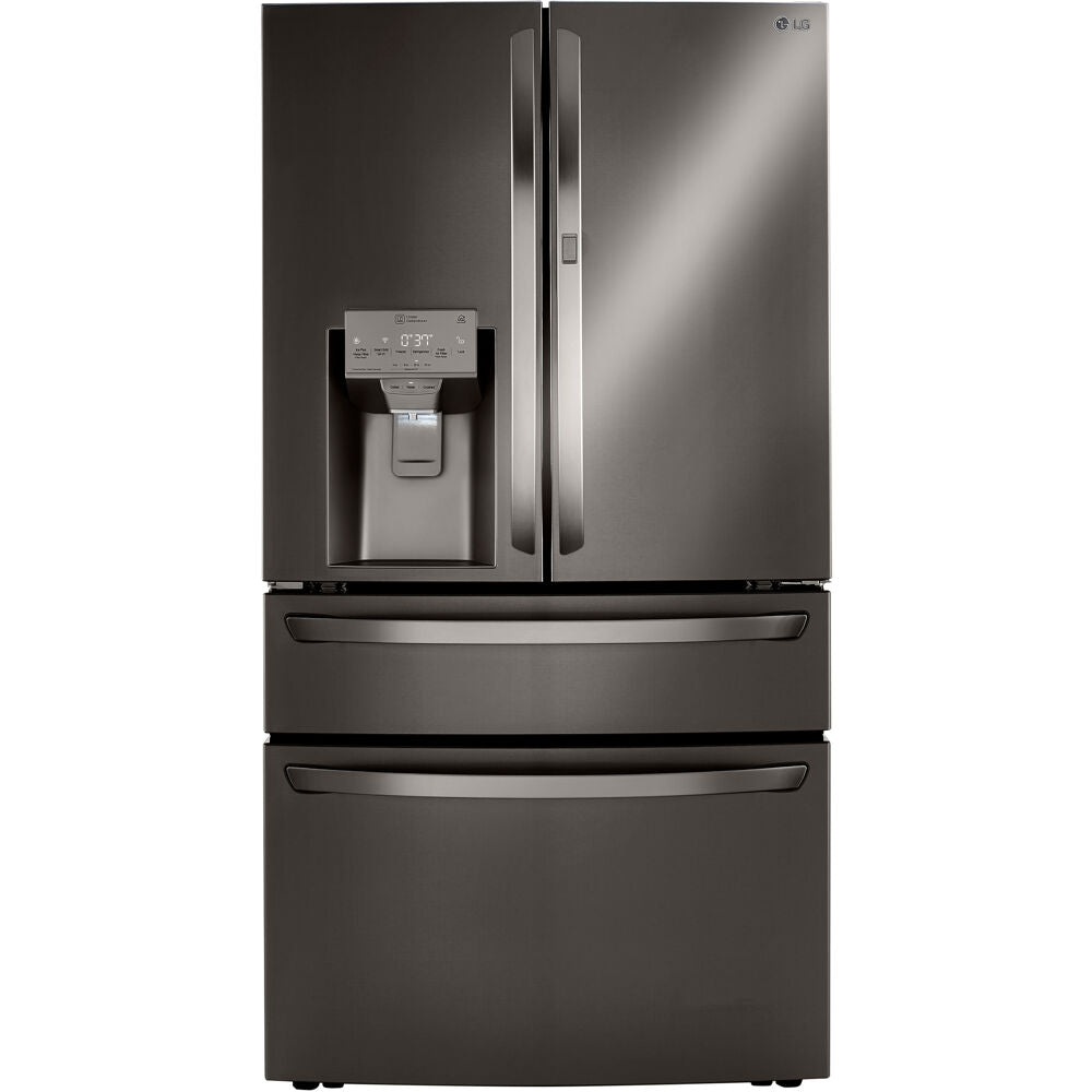 LG 36 Inch 4-Door French Door Refrigerator in Black Stainless Steel 30 Cu. Ft. (LRMDS3006D)