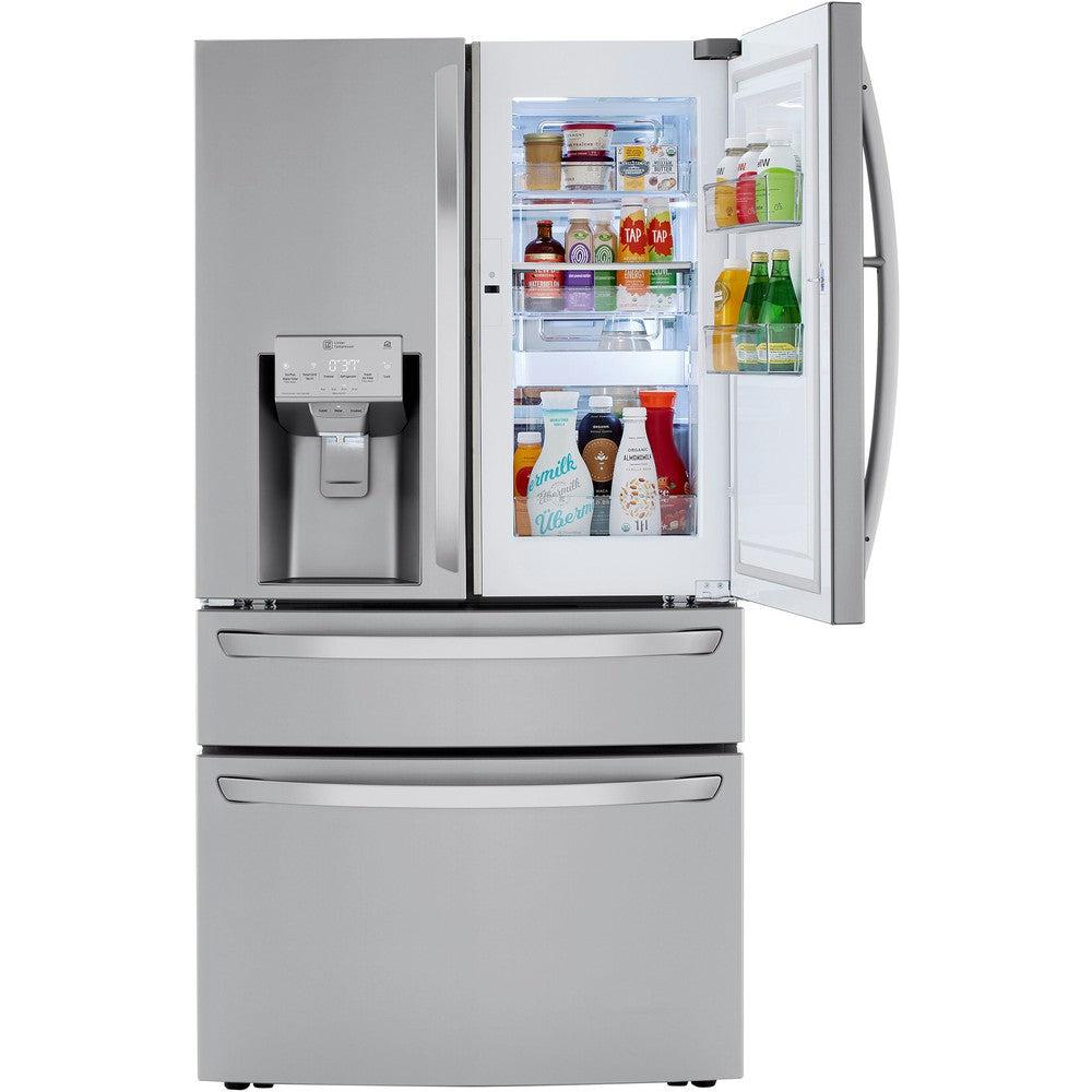LG 36 Inch 4-Door French Door Refrigerator in Stainless Steel 23 Cu. Ft. (LRMDC2306S)