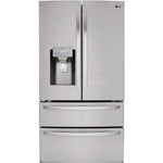 LG 36 Inch 4-Door French Door Refrigerator in Stainless Steel 28 Cu. Ft. (LMXS28626S)