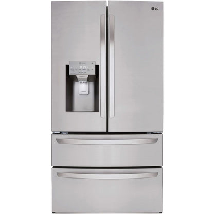 LG 36 Inch 4-Door French Door Refrigerator in Stainless Steel 28 Cu. Ft. (LMXS28626S)