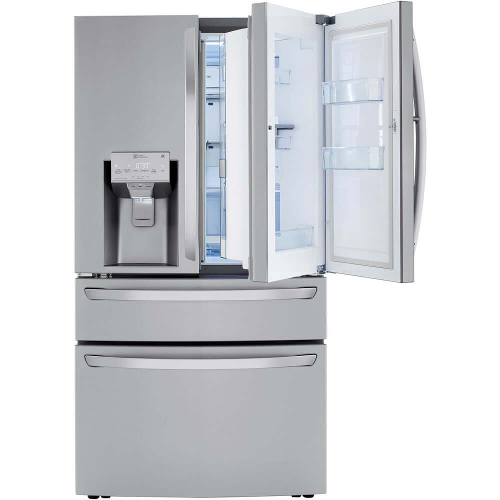 LG 36 Inch 4-Door French Door Refrigerator in Stainless Steel 30 Cu. Ft. (LRMDS3006S)