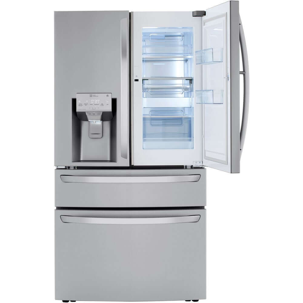 LG 36 Inch 4-Door French Door Refrigerator in Stainless Steel 30 Cu. Ft. (LRMDS3006S)