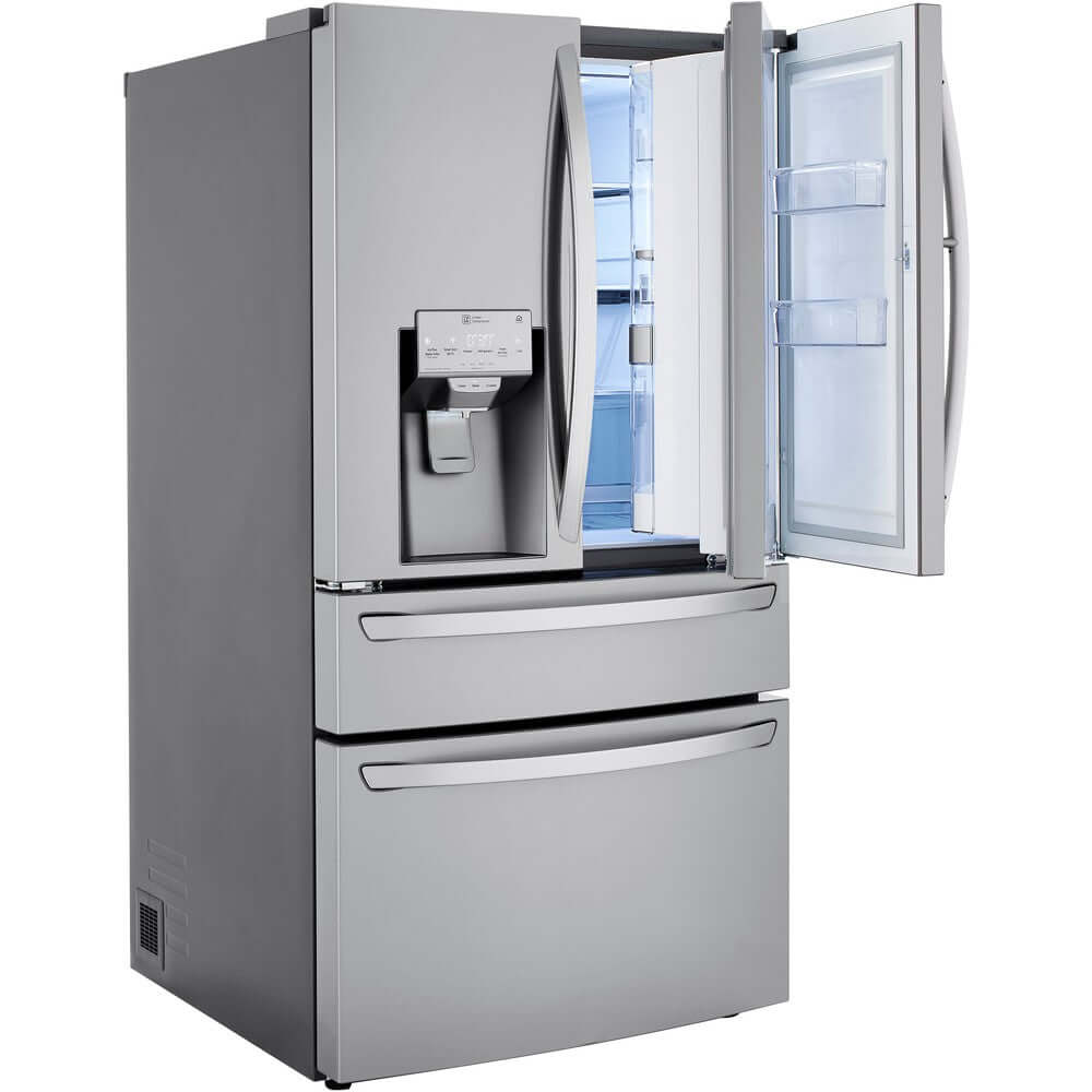 LG 36 Inch 4-Door French Door Refrigerator in Stainless Steel 30 Cu. Ft. (LRMDS3006S)