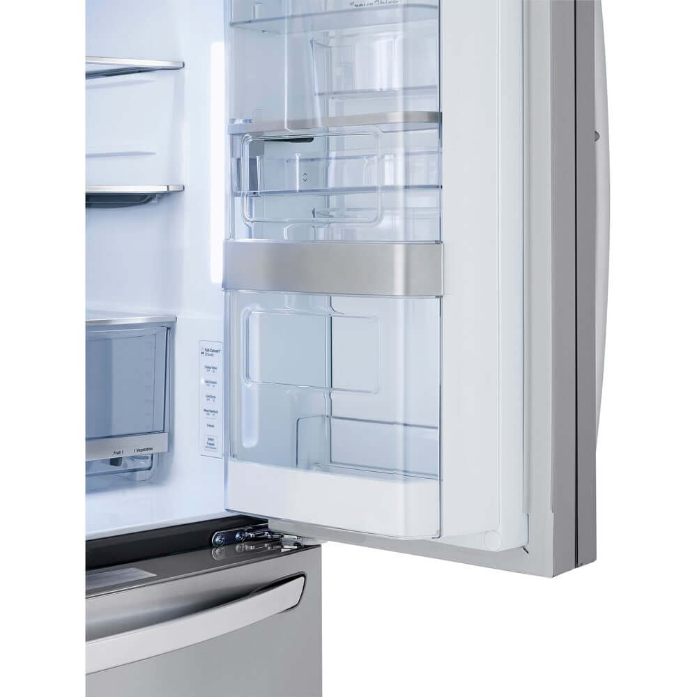 LG 36 Inch 4-Door French Door Refrigerator in Stainless Steel 30 Cu. Ft. (LRMDS3006S)