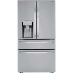 LG 36 Inch 4-Door French Door Refrigerator in Stainless Steel 30 Cu. Ft. (LRMDS3006S)