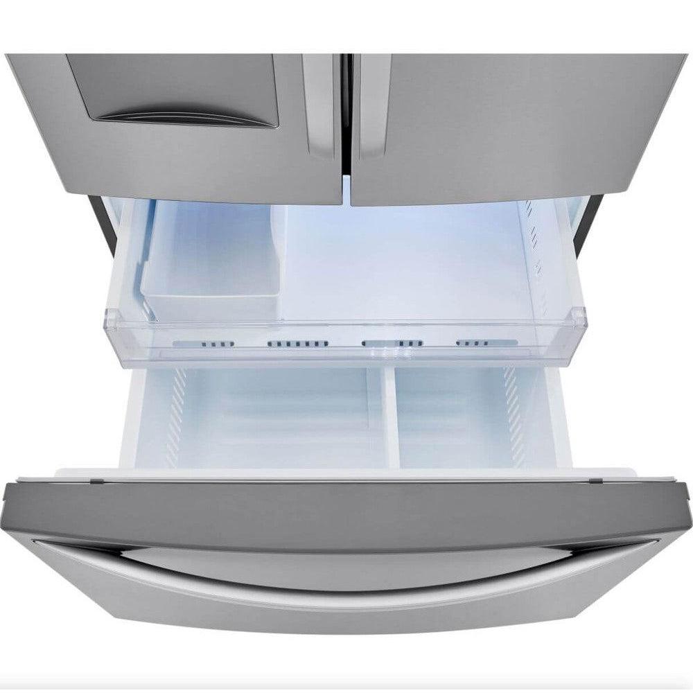 LG 36 Inch French Door Refrigerator with Slim Design Water Dispenser in Stainless Steel 29 Cu. Ft. (LRFWS2906V)