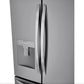 LG 36 Inch French Door Refrigerator with Slim Design Water Dispenser in Stainless Steel 29 Cu. Ft. (LRFWS2906V)