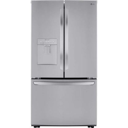 LG 36 Inch French Door Refrigerator with Slim Design Water Dispenser in Stainless Steel 29 Cu. Ft. (LRFWS2906V)