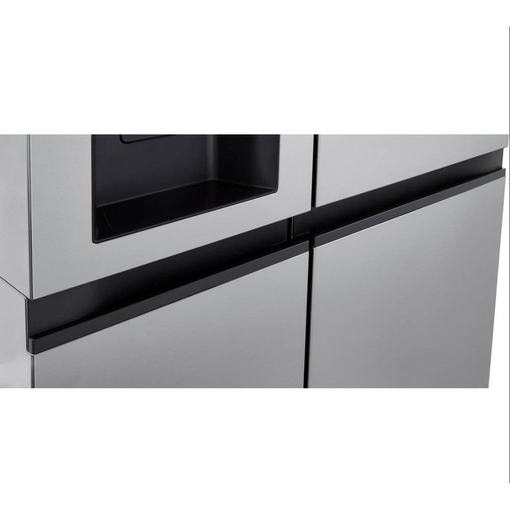 LG 36 Inch Side-by-Side Counter-Depth Refrigerator in Stainless Steel 23 Cu. Ft. (LRSXC2306S)