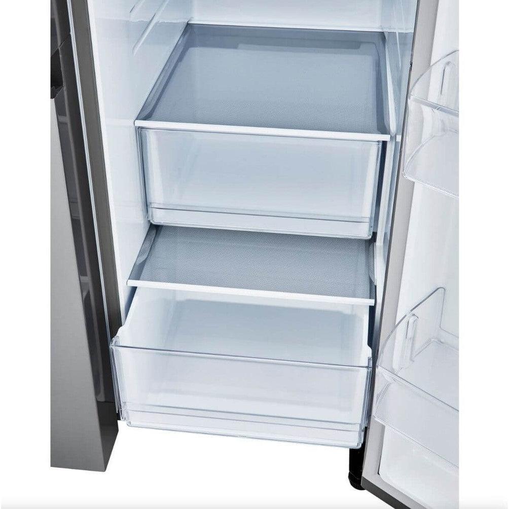 LG 36 Inch Side-by-Side Counter-Depth Refrigerator in Stainless Steel 23 Cu. Ft. (LRSXC2306S)