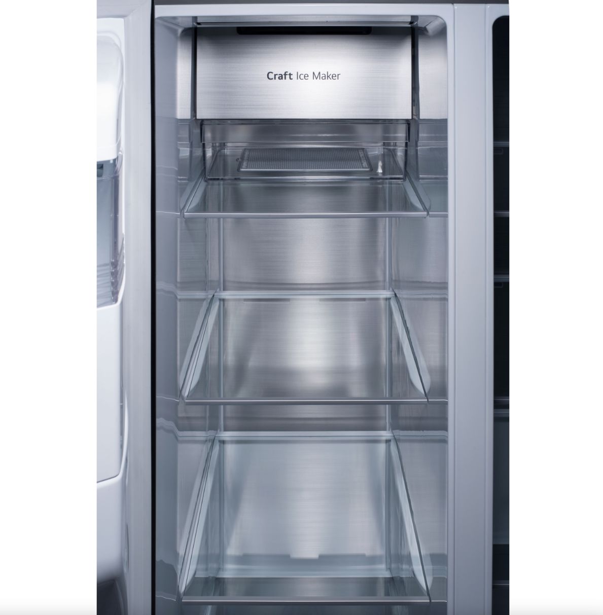 LG 36 Inch Side-by-Side Door-in-Door Refrigerator with Craft Ice in Stainless Steel 27 Cu. Ft. (LRSDS2706S)